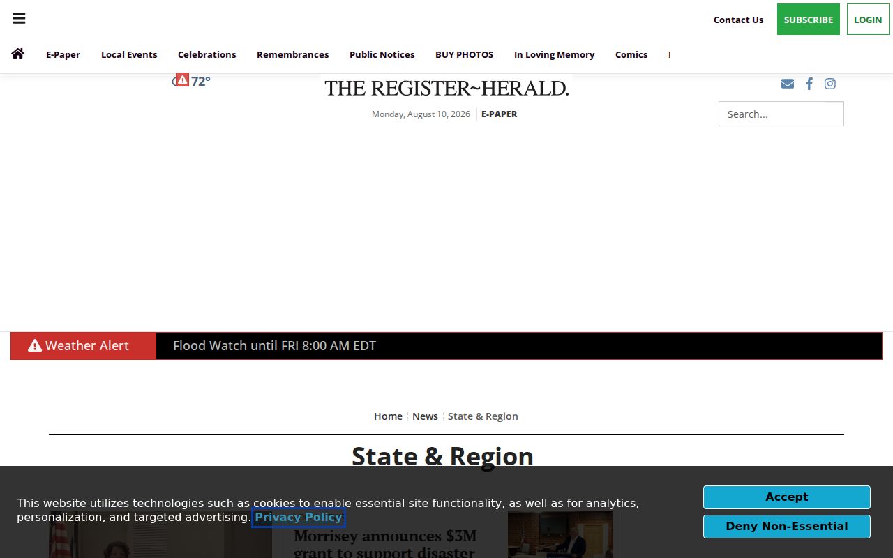 Webster Springs criminal records regional news context
