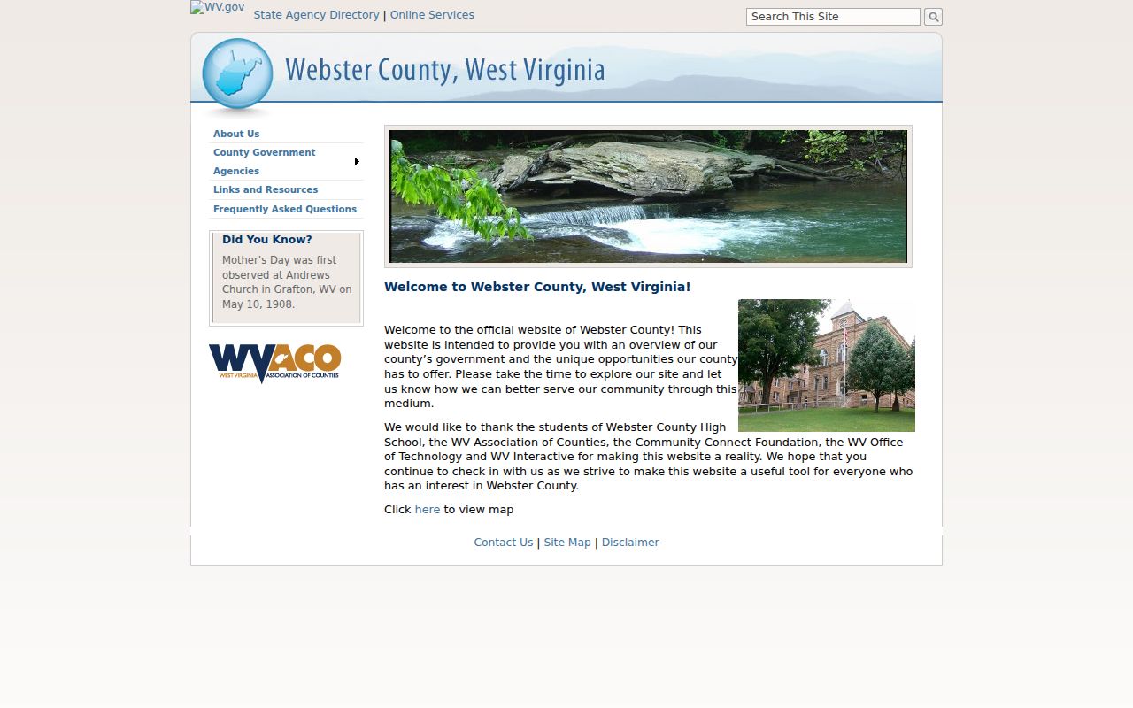 Webster County criminal history courthouse record offices